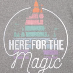 Fantasyland Castle ''Here For The Magic'' T-Shirt For Adults -Toko Shop 2325046850053M 2