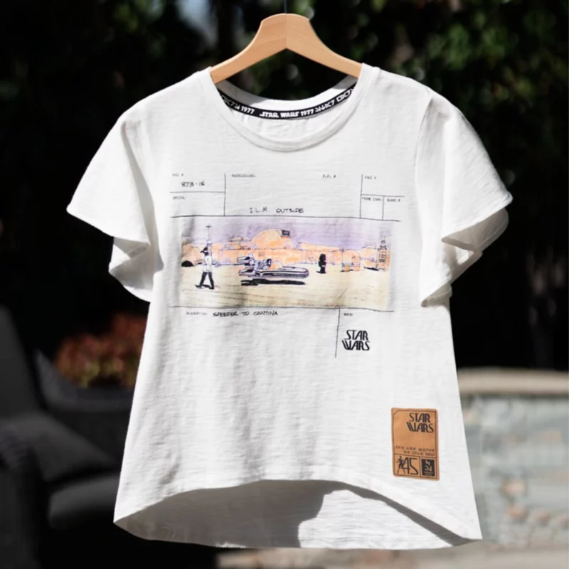 Star Wars Concept Artwork Speeder T-Shirt For Adults 4 Star Wars Concept Artwork Speeder T-Shirt For Adults - Image 2