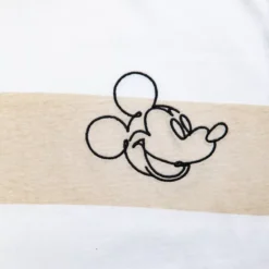 Mickey Mouse Striped Crop T-Shirt For Women -Toko Shop 2325053070009M 2