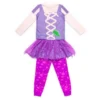 Rapunzel Pyjamas Set With Tutu For Girls, Tangled -Toko Shop 2327053070005M