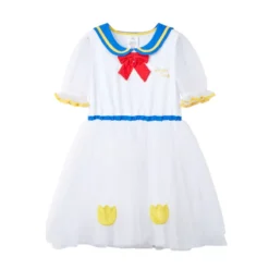 Donald Duck Summer Dress For Girls