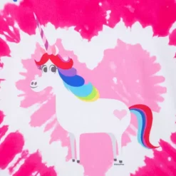 Rainbow Unicorn Fashion T-Shirt For Girls, Inside Out, Sensory Friendly -Toko Shop 2328046850150M 2