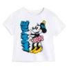Minnie Mouse White T-Shirt For Kids, Mickey & Co. -Toko Shop 2328049220098M