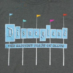Disneyland Resort Entry Sign T-Shirt For Adults -Toko Shop 2403048200099M 2