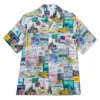 Disneyland Woven Shirt For Adults - Disney100 -Toko Shop 2403049490001M