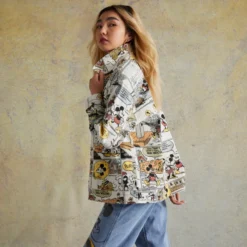 Mickey Mouse And Friends Denim Jacket For Adults -Toko Shop 2403052050010M 3