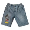 Mickey Mouse Denim Shorts For Adults -Toko Shop 2403052050011M