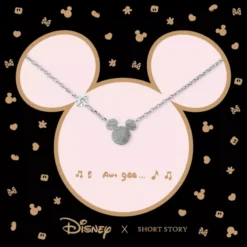 Disney Necklace Mickey Ears, Silver -Toko Shop 348658000920 3