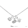 Disney Necklace Mickey Shorts Shoe Glove, Silver