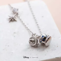 Disney Necklace Alice In Wonderland, Silver -Toko Shop 348658010561 2