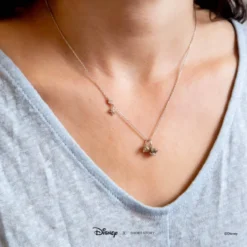 Disney Necklace Alice In Wonderland, Silver -Toko Shop 348658010561 3