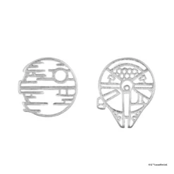 Star Wars™ Earring Death Star™, Silver -Toko Shop 348658016174 4