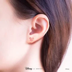 Disney Earrings Mickey Ears, Rose Gold -Toko Shop 348658020683 2