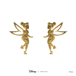 Disney Earrings Tinker Bell, Gold -Toko Shop 348658023837 3