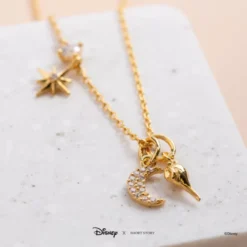 Disney Necklace Jasmine, Gold -Toko Shop 348658024612 2