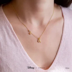 Disney Necklace Jasmine, Gold -Toko Shop 348658024612 3
