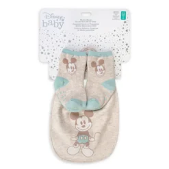 Mickey Mouse Bib And Sock Set For Baby -Toko Shop 4044051530362M 3
