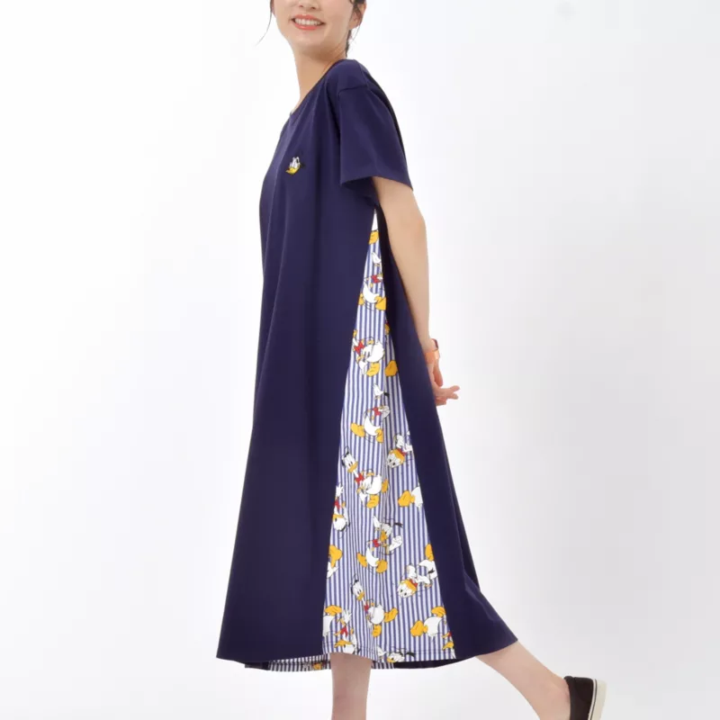 Donald Duck Birthday 2023 Short Sleeve Blue Dress For Women 4 Donald Duck Birthday 2023 Short Sleeve Blue Dress For Women - Image 2