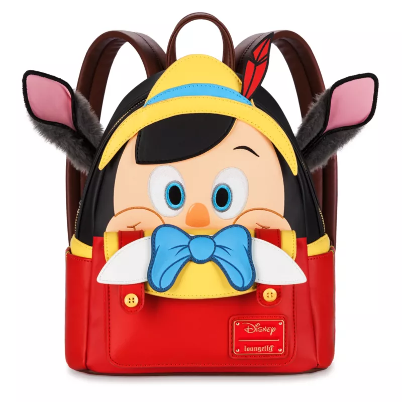 Pinocchio Loungefly Mini Backpack - Disney100 3 Pinocchio Loungefly Mini Backpack - Disney100