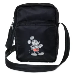Black Mickey Mouse Genuine Mousewear Crossbody Bag