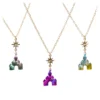 Best Friend Trio Castle Necklace -Toko Shop 427273375909