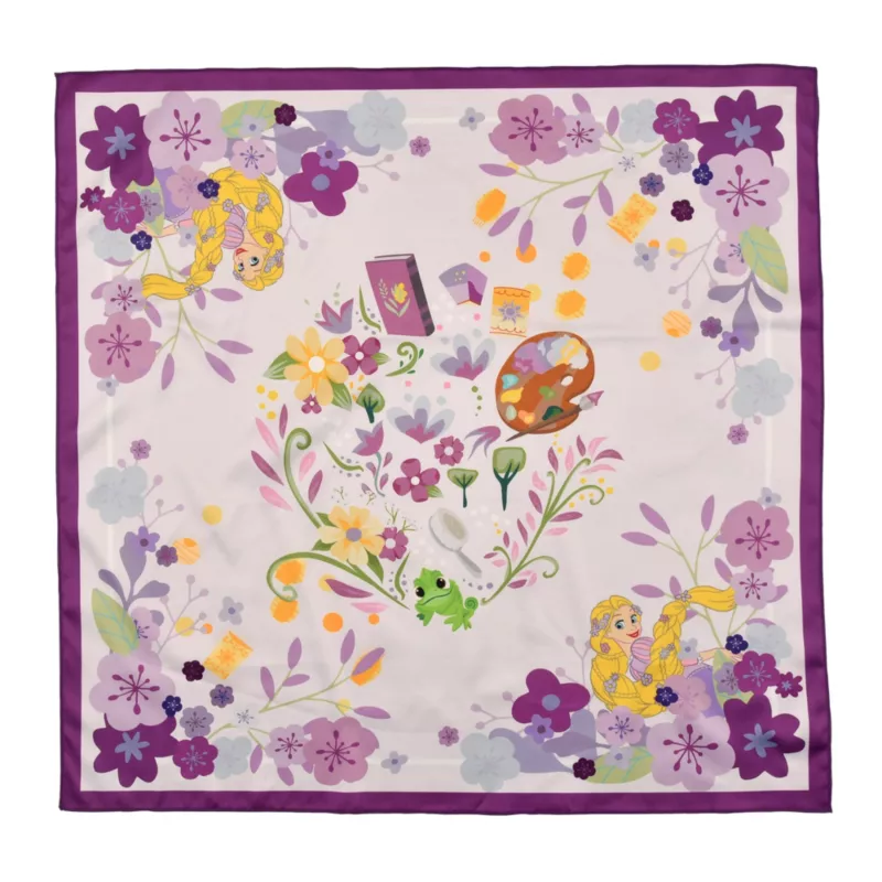 Rapunzel And Pascal Scarf, Flower Princess 3 Rapunzel And Pascal Scarf, Flower Princess