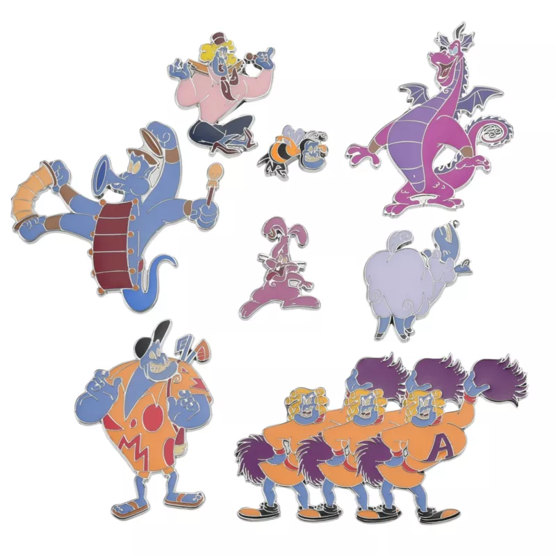 Genie Pin Set, Aladdin's 30th Anniversary 3 Genie Pin Set, Aladdin's 30th Anniversary - Image 2