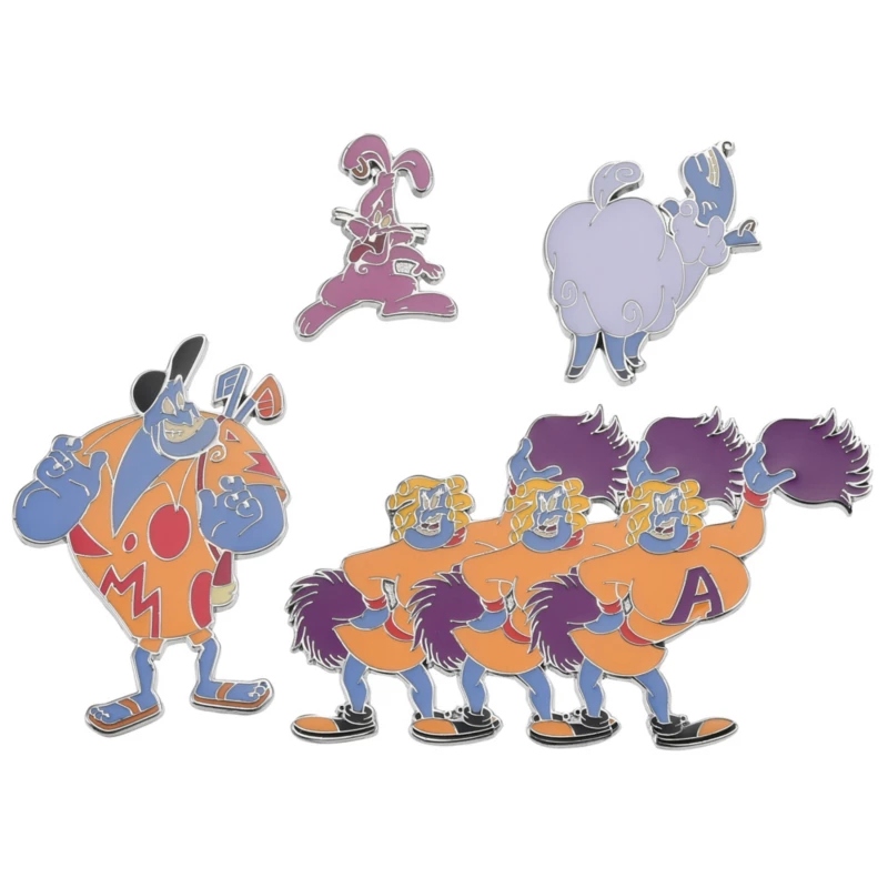 Genie Pin Set, Aladdin's 30th Anniversary 6 Genie Pin Set, Aladdin's 30th Anniversary - Image 5