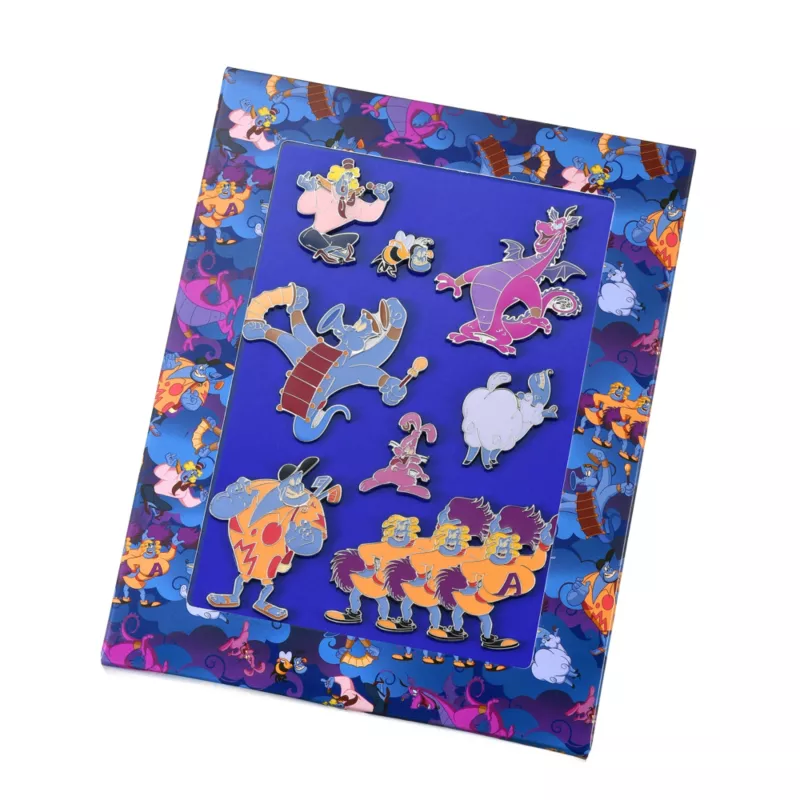 Genie Pin Set, Aladdin's 30th Anniversary 2 Genie Pin Set, Aladdin's 30th Anniversary