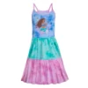 Ariel Tie-Dye Dress For Girls, The Little Mermaid Live Action Film -Toko Shop 5002049220193M