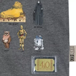 Star Wars: Return Of The Jedi 40th Anniversary Ringer T-shirt For Kids -Toko Shop 5007048780208M 2