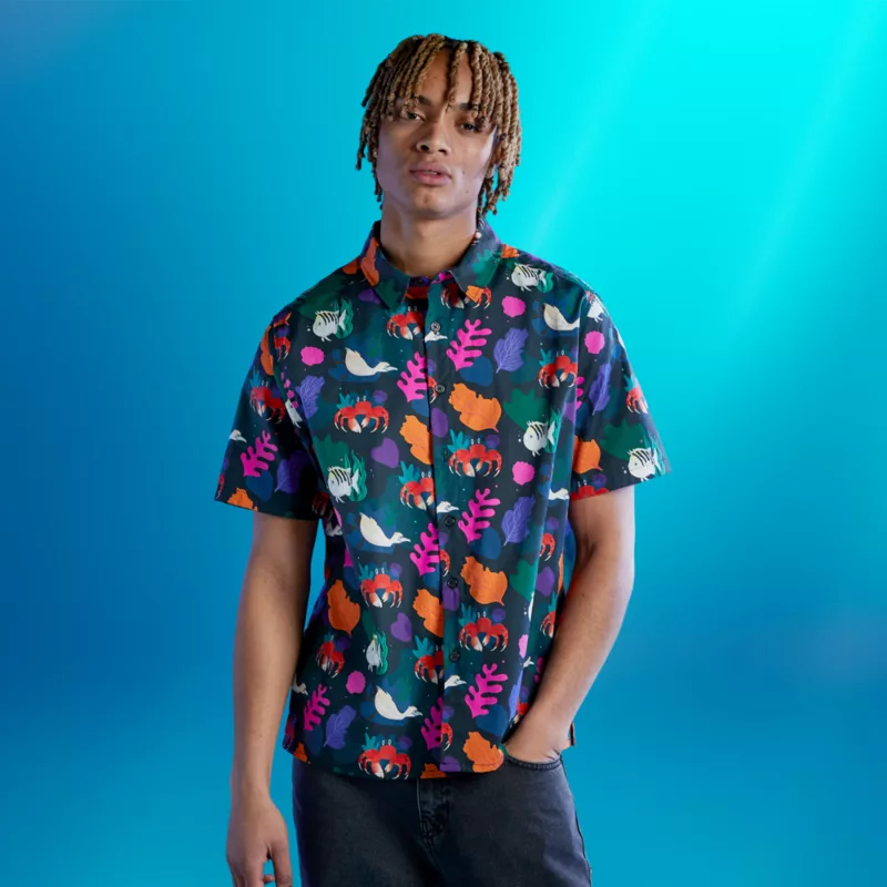 The Little Mermaid Woven Shirt For Adults, Live Action Film 5 The Little Mermaid Woven Shirt For Adults, Live Action Film - Image 3
