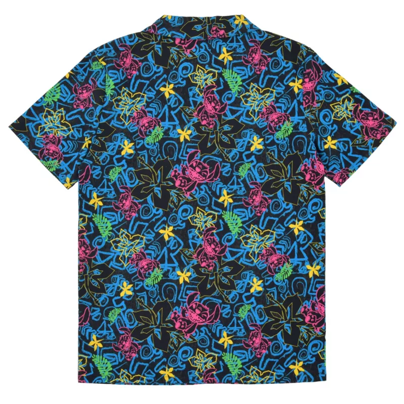 Stitch Neon Summer Shirt For Adults, Lilo & Stitch 4 Stitch Neon Summer Shirt For Adults, Lilo & Stitch - Image 2